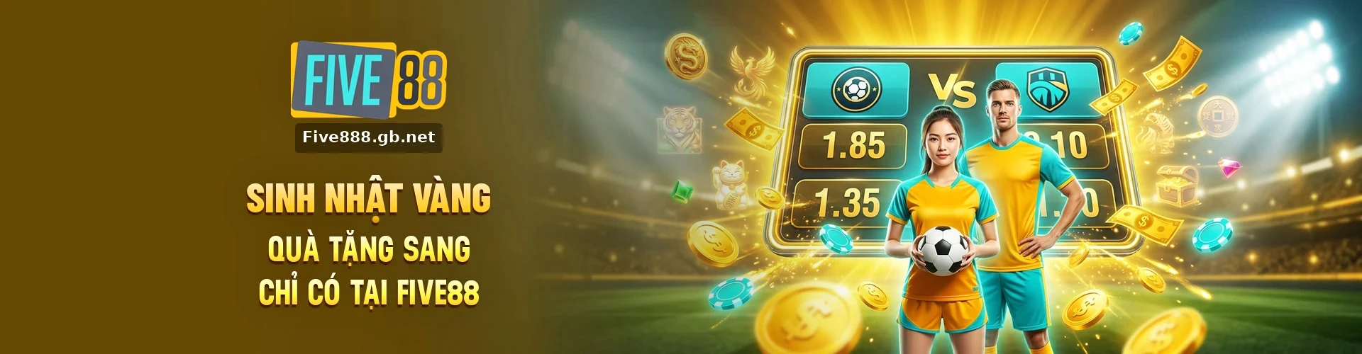 Five88 sinh nhật vàng quà tặng sang tại Five88