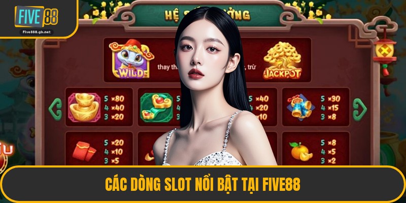 Các Dòng Slot Nổi Bật Tại Five88