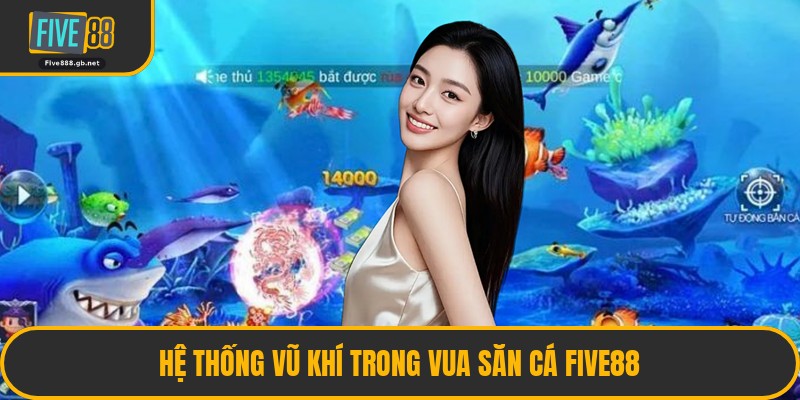Hệ Thống Vũ Khí Trong Vua Săn Cá Five88
